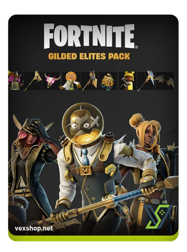 فورتنايت حزمة Gilded Elites Pack [ مفتاح ]