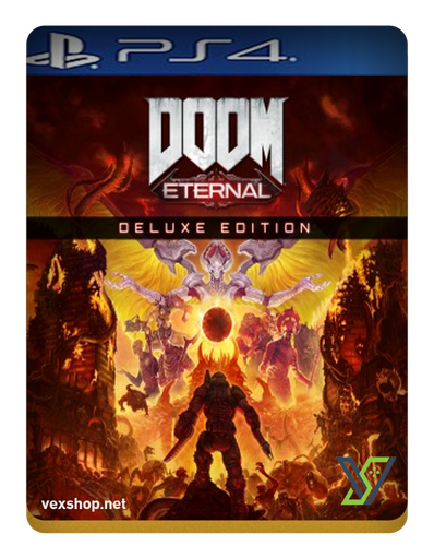 لعبة DOOM Eternal Deluxe Edition لمنصة سوني 4 [ حساب ]