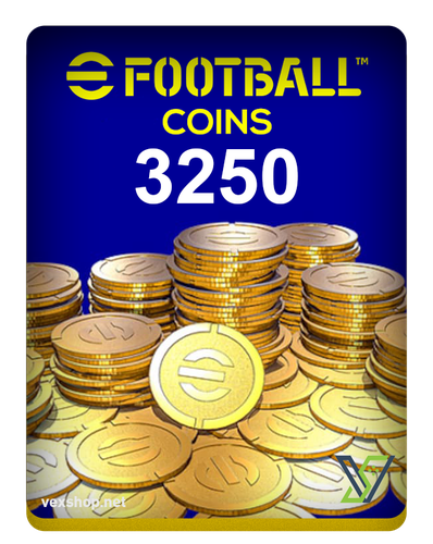 شحن لعبة eFootBall بقيمة 3250 كوينز