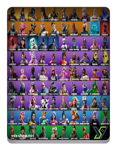 شراء حساب فورت نايت 88 skins | IKONIK | Glow | Zenith [وصول كامل]