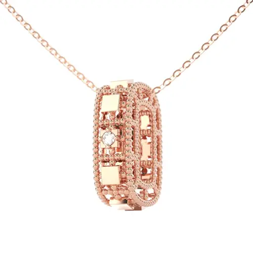 VERONA NECKLACE WITH DIAMONDS