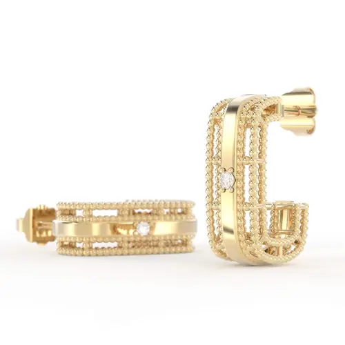 VELLUTO EARRINGS WITH 1 DIAMOND