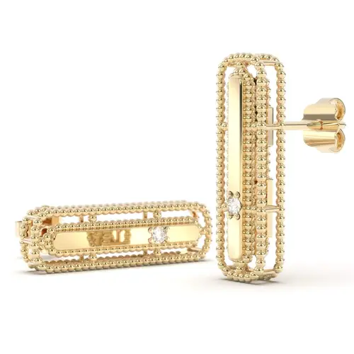 VELLUTO EARRINGS WITH DIAMOND