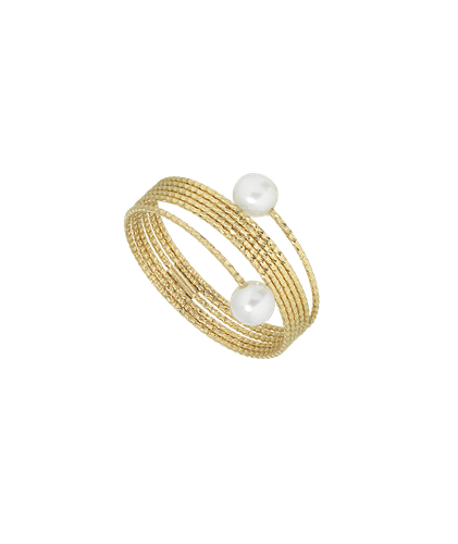 NEVE ring (pearls ø 4 mm)