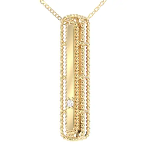 VELLUTO NECKLACE WITH DIAMOND