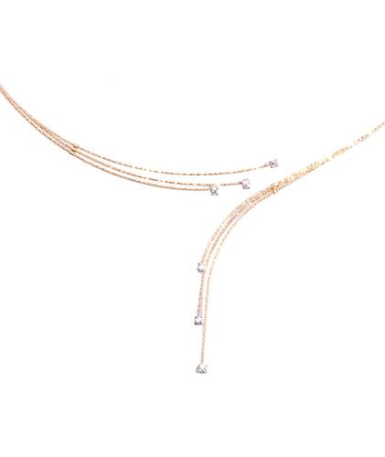 SILENZIO 3-strand OPEN necklace