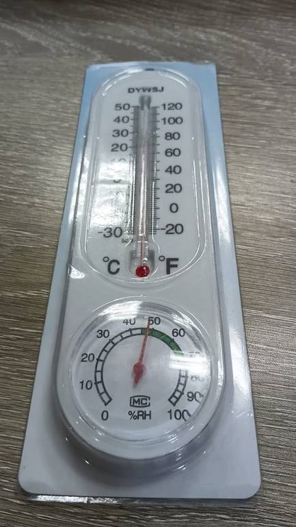 White thermometer