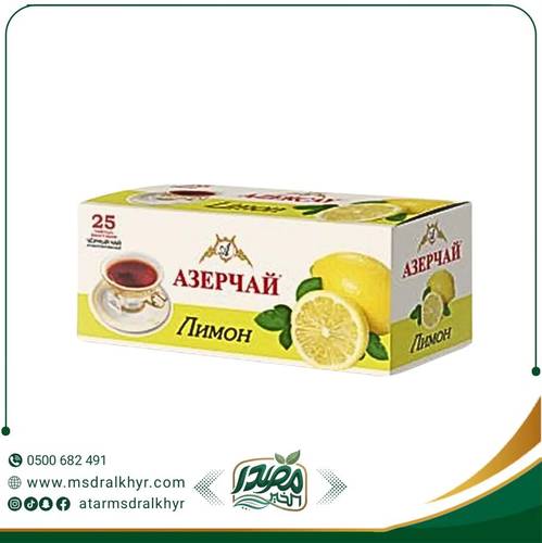 شاي أذربيجان بنكهة الليمون المنعشة