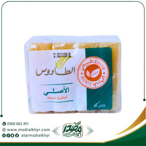شدة صابون الطاووس 4×125 جرام
