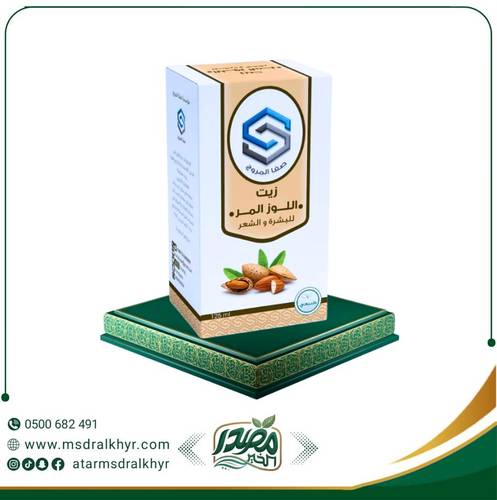 زيت اللوز المر للبشرة والشعر 