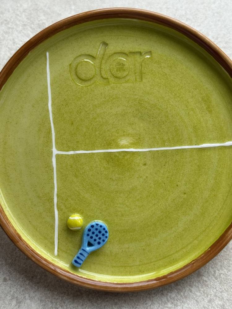 Accessory plate with your favorite sport