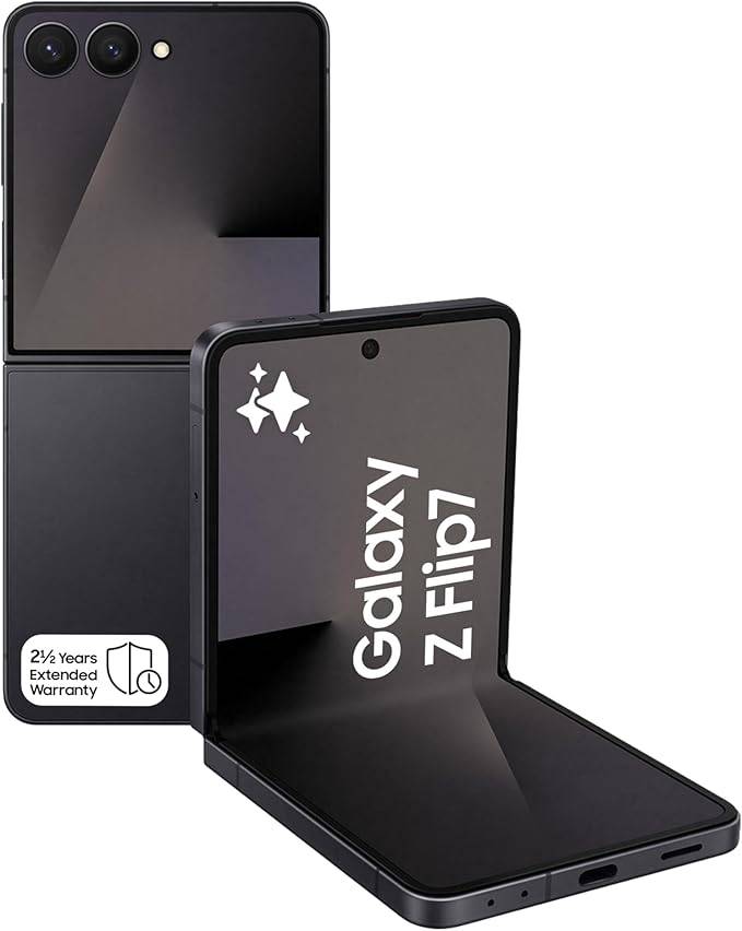 سامسونج جالكسي Z Flip 7 – 512 جيجابايت، 12 جيجابايت RAM، تصميم قابل للطي، شاشة أكبر، كاميرا سيلفي