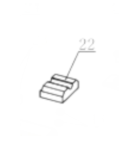 قطعة غيار بندقية PP750L قطعة رقم  22#