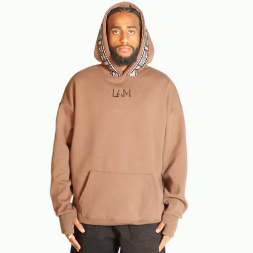 brown hoodie