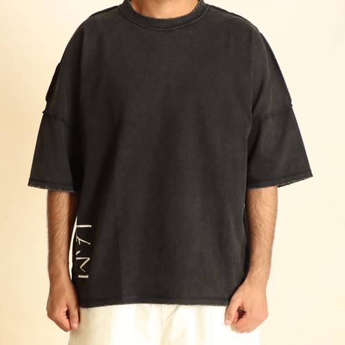 black T-shirt