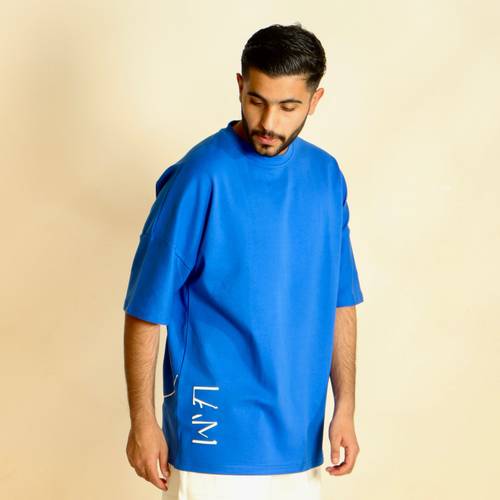 blue T-shirt