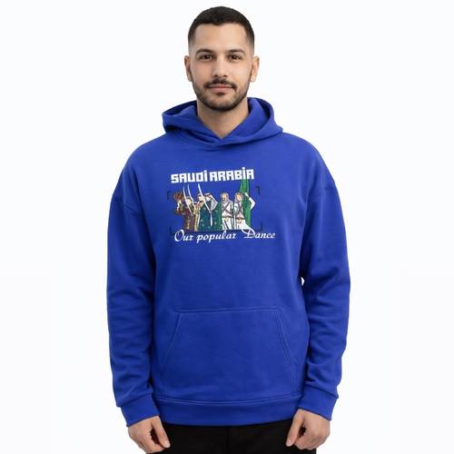 Blue hoodie -