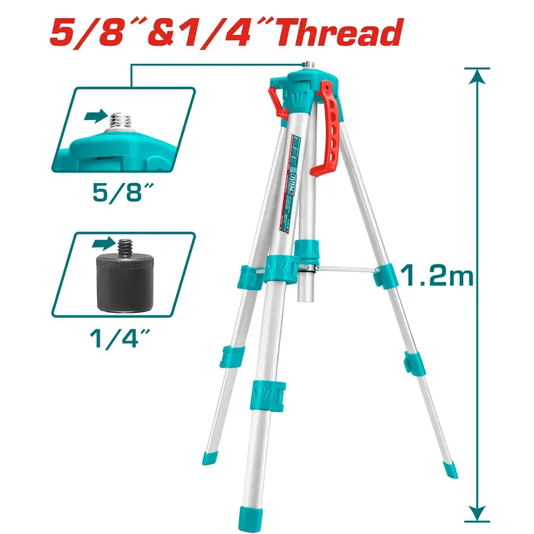 قاعدة ميزان ليزر 5/8"+1/4"     TLLT01152 توتال 