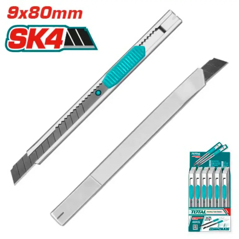 مشرط 9x80mm  صغير معدني   THT5110906 توتال 