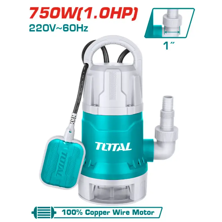 مضخة مياه غاطسة 750W 1.0HP    TWP87506-5 توتال 