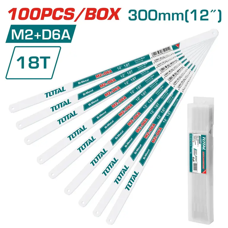 غيار منشار حديد 12" 100PCS/SET    THT572188 توتال 