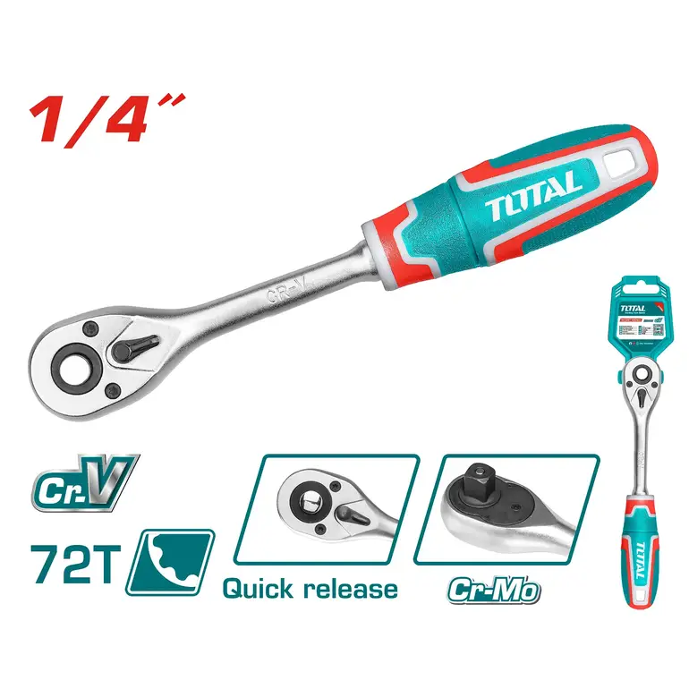 يد اتوماتيك يد ربر 1/4"     THT106146 توتال 
