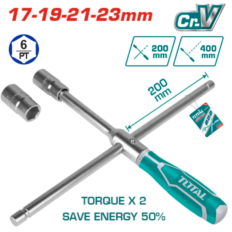 مفتاح جنط 17-19-21-23mm 16"    THTRCW40231 توتال 