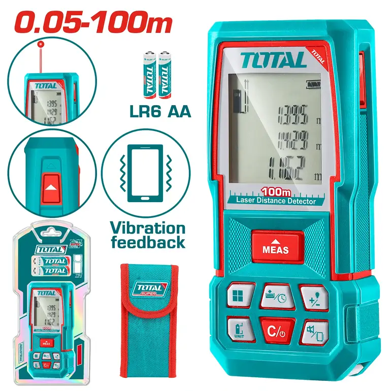 متر ليزر الكتروني 0.05-100m     TMT51036 توتال 