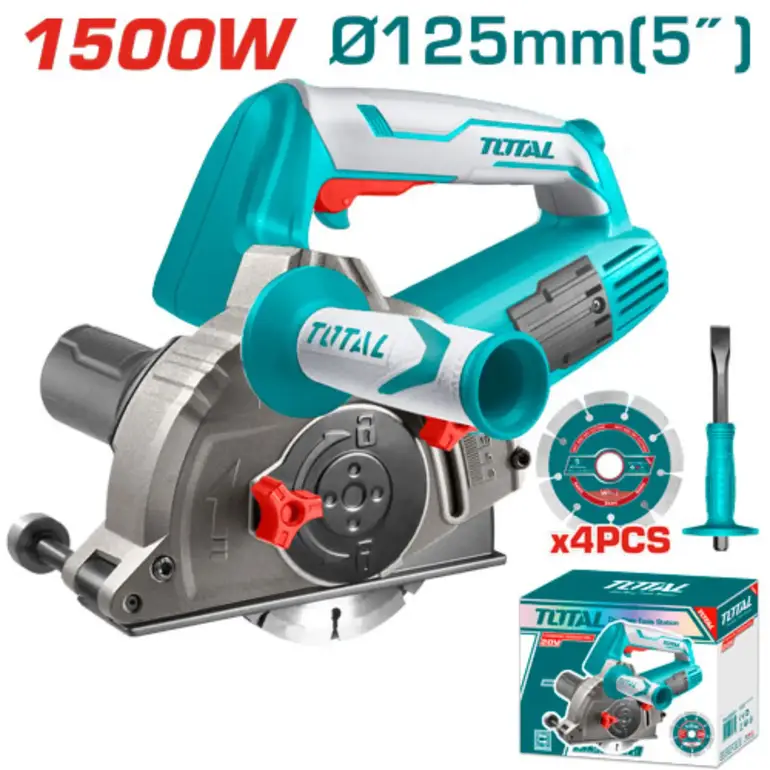 ماكينة قص جدار 1500W 5" 4دسك   TWLC1256 توتال 
