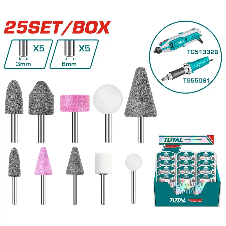 طقم احجار فليكسبل  10PCS/SET    TAKB1001 توتال 