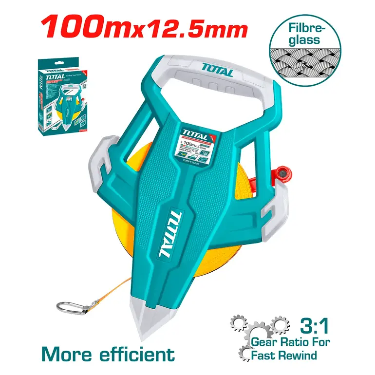 متر فيبر بيد 100mx12.5mm     TMTF131006 توتال 