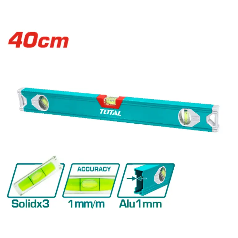 ميزان ماء المنيوم 40cm     TMT24016 توتال 