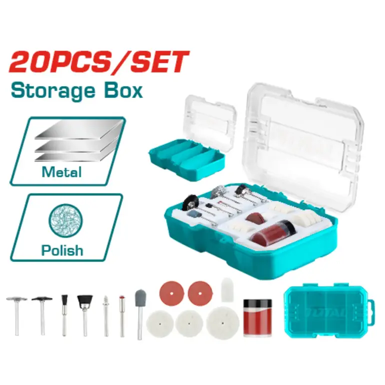 طقم اكسسوارات فليكسبل  20PCS/SET    TAKMG6020 توتال 