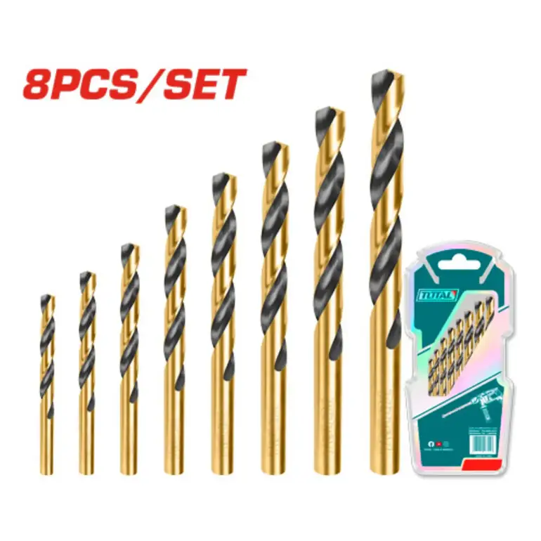 طقم ريشة دريل  8PCS/SET    TACSD0801 توتال 