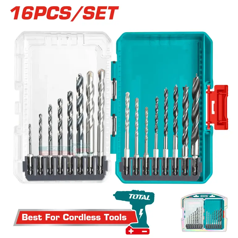 طقم ريش  16PCS/SET    TACSDL11606 توتال 