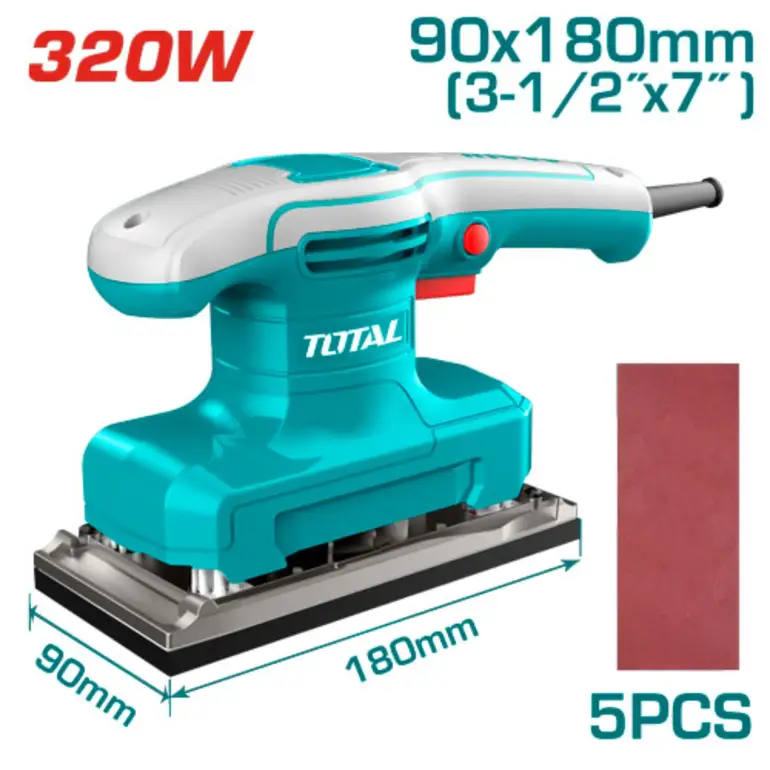 ماكينة صنفرة خشب 320W   مستطيل  TF1301836 توتال 