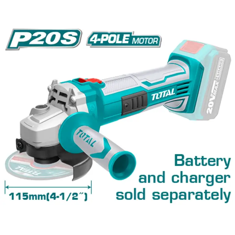 صاروخ بطارية 20V 4-1/2" بدون بطارية و شاحن  (المنتج يباع بدون بطارية وشاحن ) TAGLI1151 توتال 