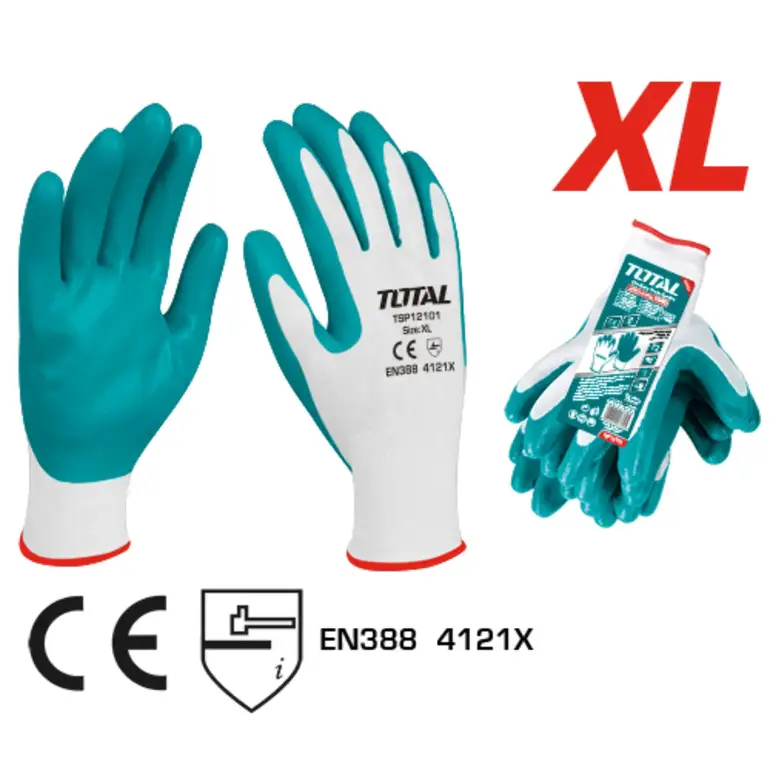 كفوف عمال ربر XL     TSP12101 توتال 