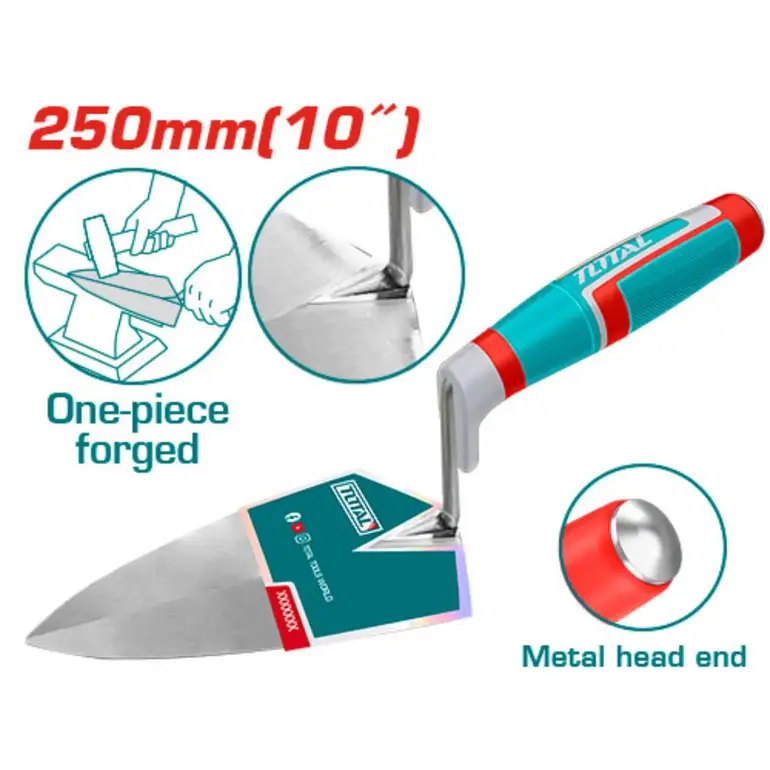 مسطرين يد ربر 10"     THT82910 توتال 