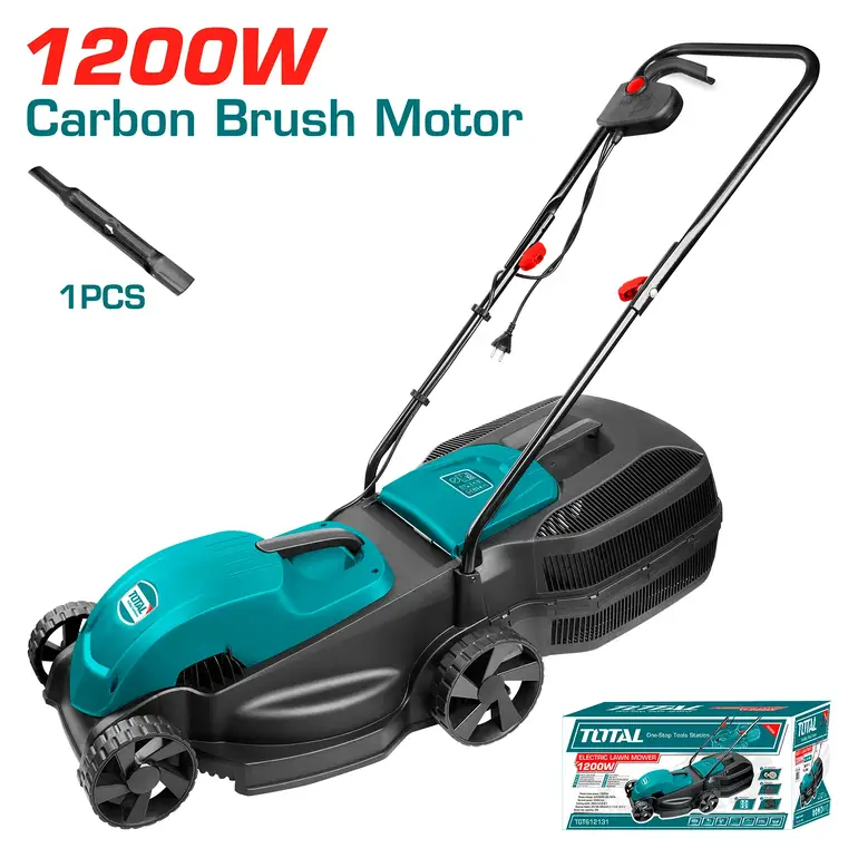 ماكينة قص عشب كهرباء 1200W 28L    TGT612131 توتال 