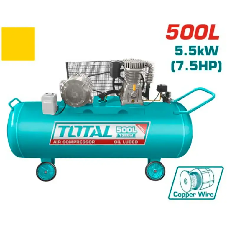 ضاغط هواء 500L 7.5HP  قشاط  TC1755002-85 توتال 