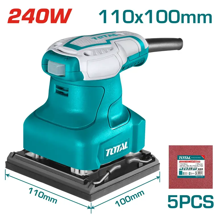 ماكينة صنفرة خشب 240W   مربع  TF2231106 توتال 