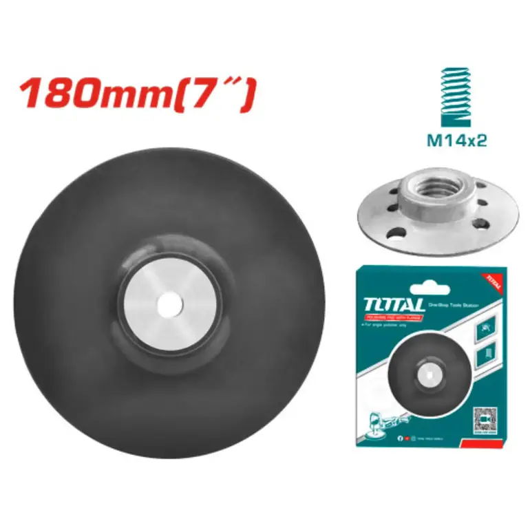 قاعدة سنفرة ربل اسود 7"     TAC7111801 توتال 