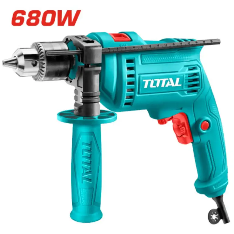 دريل رجاج 680W 13mm راس حديد   TG1061356 توتال 