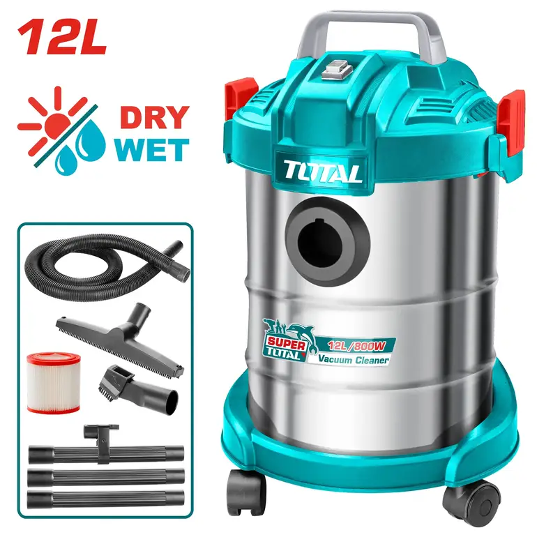 مكنسة سطل كهربائية 1000W 12L    TVC14122 توتال 