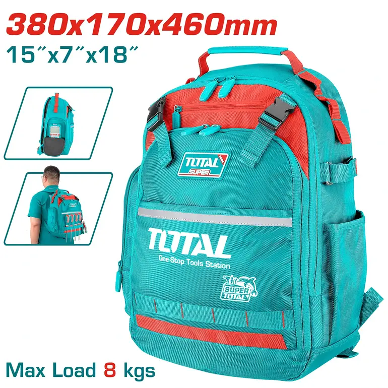 حقيبة ظهرعدة 380x170x460mm     THBP02025 توتال 