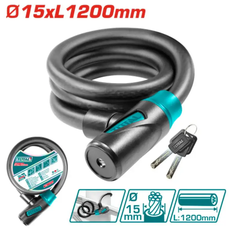 قفل دراجة 15xL 1200mm     TBK11512 توتال 