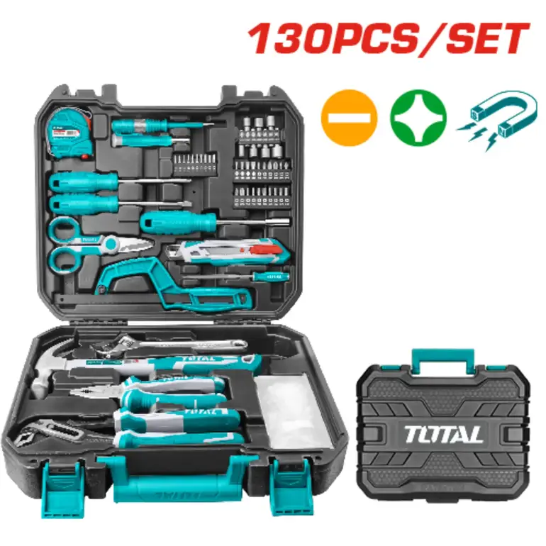 شنطة عدة بلاستيك  130PCS/SET    THKTHP21306 توتال 