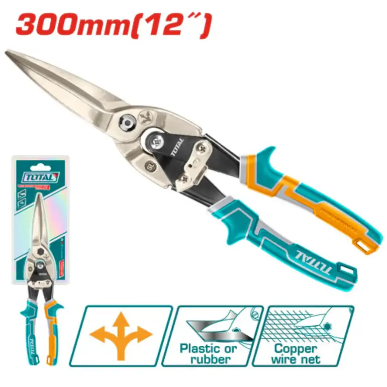 مقص صاج 12"  مستقيم طويل   THT525106 توتال 