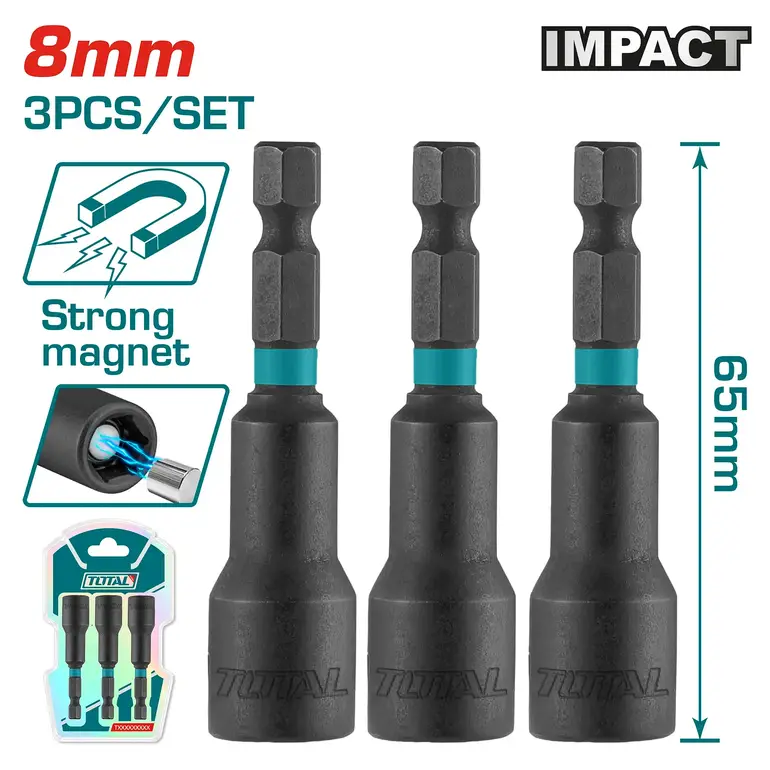 طقم لقمة شينكو 8mm 3PCS/SET    TAC270831 توتال 